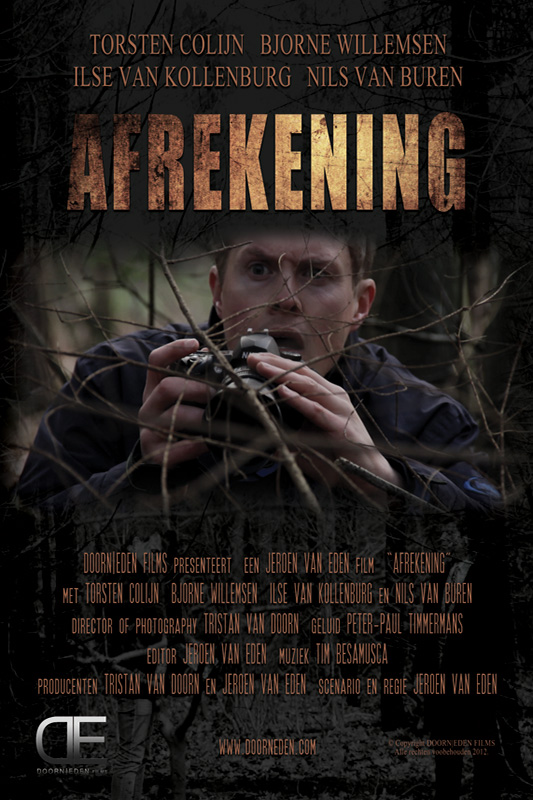 Afrekening poster