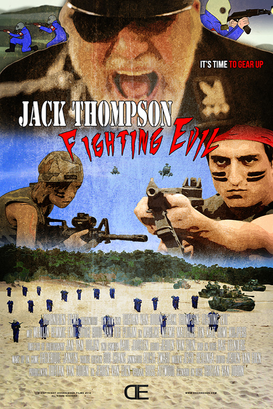 Jack Thompson Fighting Evil poster